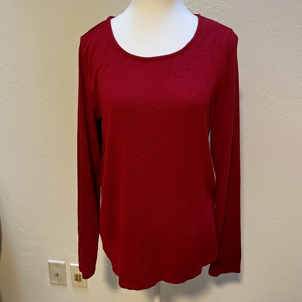Red Long Sleeve Tee